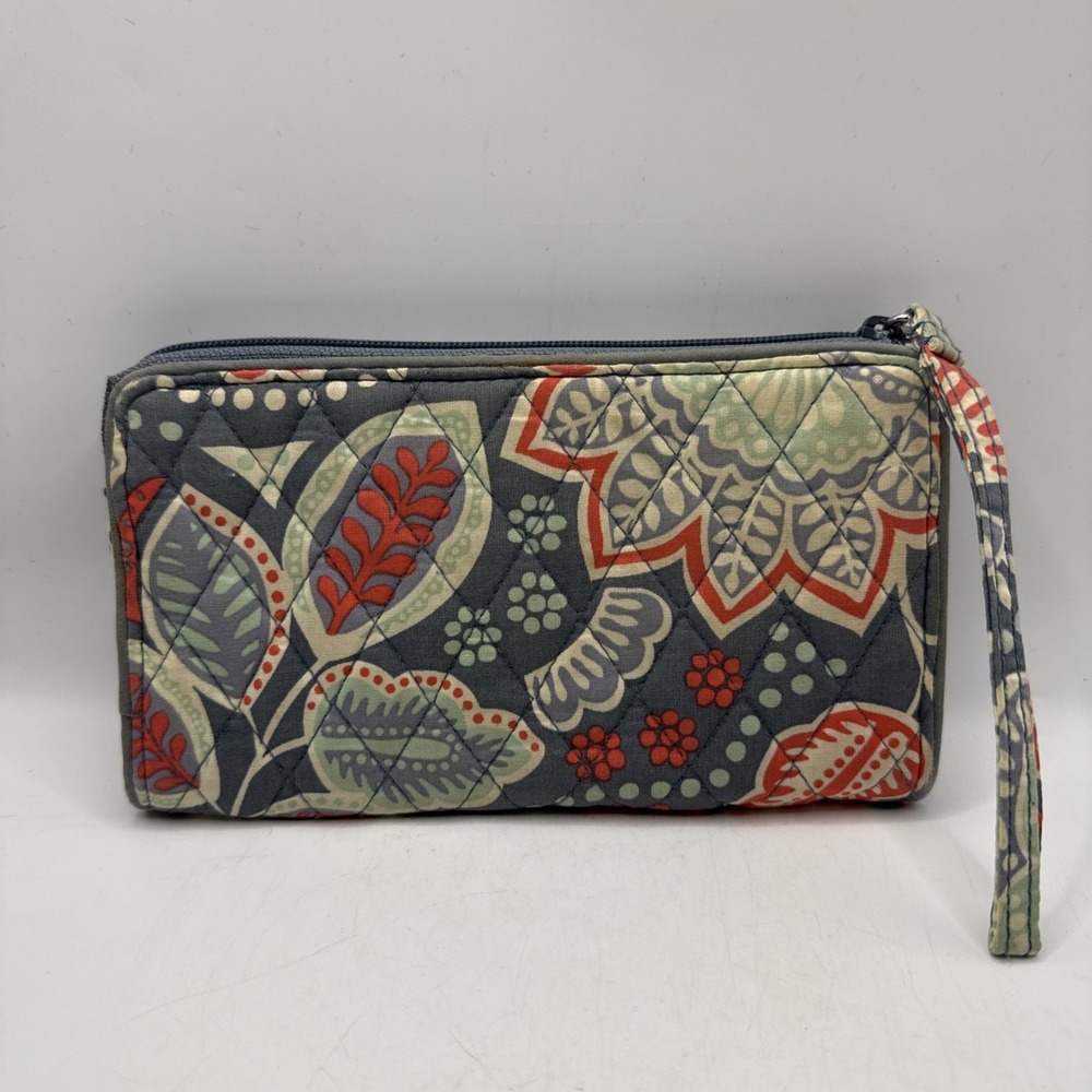 Vera Bradley Women's Floral Zip Wristlet - NOMADIC Accordian Wallet